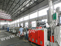 Read more about the article HDPE large diameter hollow wall winding pipe (underground sewage pipe) production line