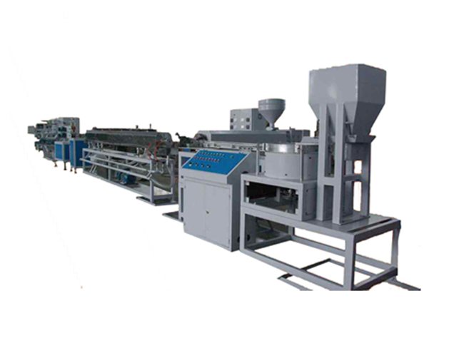 Read more about the article Inlaid cylindrical drip irrigation pipe production line